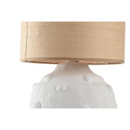 Lampara Sobremesa Mediterraneo DKD Home Decor Blanco Marron 30 x 48 x 30 cm Lampara Sobremesa Mediterraneo DKD Home Decor Blanco Marron 30 x 48 x 30 cm