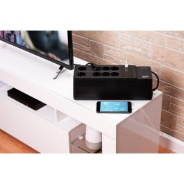 APC BE850G2-GR sistema de alimentación ininterrumpida (UPS) En espera (Fuera de línea) o Standby (Offline) 0,85 kVA 520 W 8 salidas AC APC BE850G2-GR sistema de alimentación ininterrumpida (UPS) En espera (Fuera de línea) o Standby (Offline) 0,85 kVA 520 W 8 salidas AC
