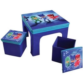 Fun House Juego de Mesa PJ Masks con 2 Taburetes Plegables para Niños - W 50 x D 50 x H 40 cm - Edad 3+ Años Precio: 71.55456. SKU: B1H3Y6HRBL