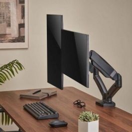 AISENS - SOPORTE DE MESA PRO CONTRAPESO GIRATORIO E INCLINABLE PARA MONITOR/TV 9KG (3 PIVOTES, 2 BRAZOS) DE 17-32, NEGRO