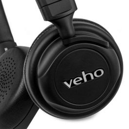 Veho Z-4 Auriculares Supraaurales 50mm con Micrófono y Control Remoto, Diseño Plegable, Almohadillas Suaves y Graves Potentes.