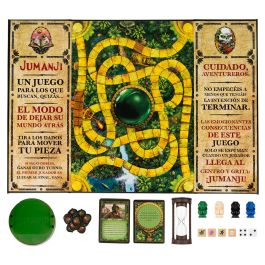 Spin Master 6065098 Juego de Mesa de Aventura Jumanji Edición Española Familiar para Resolver Acertijos y Desafíos, Edad +8 años