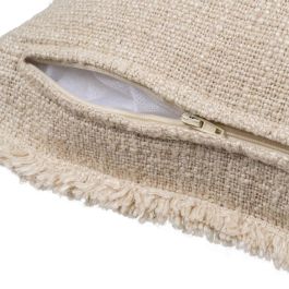 Cojín Flores Beige Oscuro 60 X 40 cm