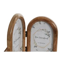 DKD Home Decor Marco Foto 10x15 National 24b Tropical Natural Mango y Cristal Set de 2 piezas