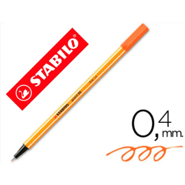 Stabilo Rotulador Point 88 Naranja Caja 10 Ud Precio: 7.58999967. SKU: B1HD6C43GW