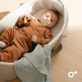 Doomoo Pack de 3 Arrullos Gasa Algodón Orgánico Certificado Oeko-Tex Verde BAB5400653010770