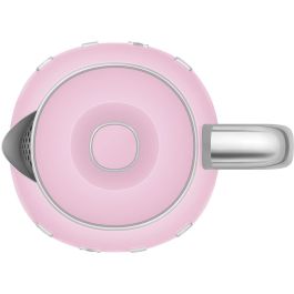 Smeg KLF05PKEU Hervidor de Agua Mini 0.8 L 1400 W Rosa Acero Inoxidable Indicador de Nivel de Agua Filtrado Apagado Automático