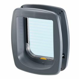 Ferplast FER8010690210766 Puerta para gatos Columpio 9 Gris, 26,2 x 10,2 x h 31,2 cm