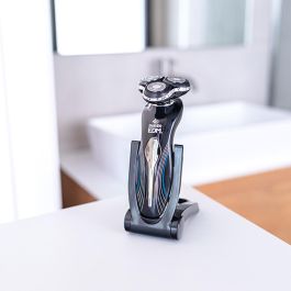 Edm Afeitadora Eléctrica Recargable 4d 3w Inalámbrica con Cuchillas Auto-afiladas y Cabezal Flotante, Lavable