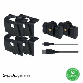 PDP Kit de Carga y Reproducción para Mando AUC0708056067175, Compatible con Xbox One y Series X|S - Negro