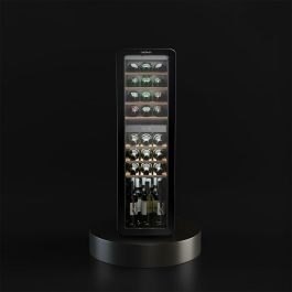 Cecotec Vinoteca GrandSommelier Origin Duo 30, 30 botellas, doble zona, LED, NoFrost, negro
