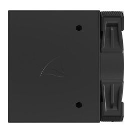 Sharkoon A60 Refrigerador de aire para CPU, Doble Torre, 6 Tubos de Calor, 2x12 cm PWM, 260W TDP, LGA1851, Negro