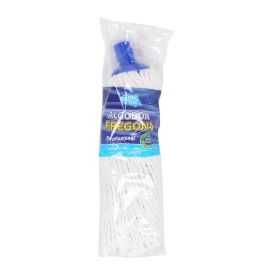 Supernet Fregona de Algodón 220 g, Mopa de Alta Absorción para Limpieza (24 Unidades)