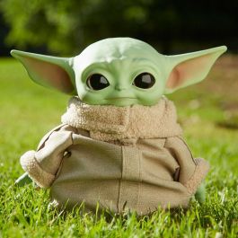 Mattel Gwd85 Peluche Baby Yoda Star Wars, El Niño de El Mandaloriano, 28 cm, Juguete para Coleccionistas +3 años