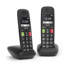 Gigaset E290 Duo Teléfono DECT/analógico Identificador de llamadas Negro Precio: 65.68999976. SKU: S7759817