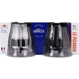 Duralex Set de 4 Vasos Picardie 31 cl Gris (12 Cajas)