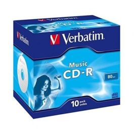 VERBATIM CD-R AUDIO 80m (Pack de 10 unidades) VERBATIM CD-R AUDIO 80m (Pack de 10 unidades)