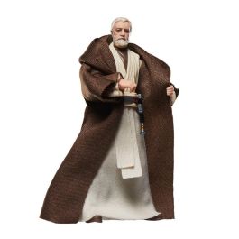Hasbro Figura Star Wars The Vintage Collection Ben (Obi-Wan) Kenobi, 9,5 cm, de Una Nueva Esperanza, Estilo Retro Coleccionista