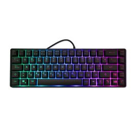 Teclado CoolBox DG-TEC65-RGB Negro Qwerty Español Teclado CoolBox DG-TEC65-RGB Negro Qwerty Español