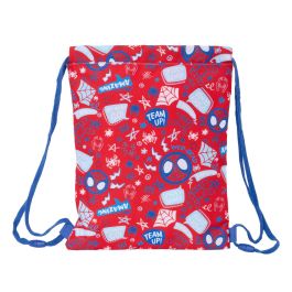 Bolsa Mochila con Cuerdas Spider-Man Rescue Azul Rojo 26 x 34 x 1 cm