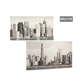 Lienzo Pintado Ciudad Blanco Negro 60X110Cm Surtidos Giftdecor (2 Unidades) Precio: 138.5000001. SKU: B14AG8MQVL