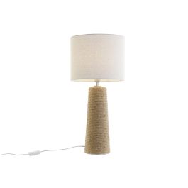 DKD Home Decor Lámpara Sobremesa Cottage Marrón Beige Cuerda Lino 30 x 63 x 30 cm (2 Unidades) Precio: 129.88999947. SKU: B1BGCZRG24