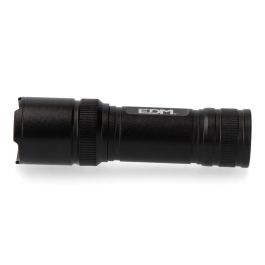 Linterna led táctica black grip 150 lm con zoom 3 x aaa (incluidas) aluminio