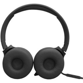 JBL Tune 520C Auriculares On-Ear con Cable USB-C, Diadema Plegable, Supraaurales, Micrófono Integrado, Negro