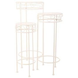 Soporte para Maceta Alexandra House Living Blanco Metal Hierro 28 x 120 x 58 cm Precio: 46.58999972. SKU: B1FG983EPH