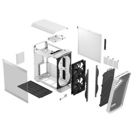 Fractal Design Torrent Compact Blanco FD-C-TOR1C-03 Caja de PC para Gaming ATX/EATX/Micro-ATX/Mini-ITX/SSI CEB con Ventilación Frontal 2x180mm y Ventana Lateral