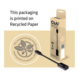 Club 3D Adaptador DisplayPort 1.4 a HDMI 2.0b HDR Activo 4K60Hz Negro