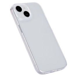 eSTUFF Funda TPU INFINITE VIENNA para iPhone 15 Transparente - Plástico 100% Reciclado con Certificación GRS