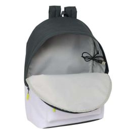 Safta Mochila Doble para Portátil 15.6 pulgadas con USB Real Madrid 1ª Equipación 25/26 - 440x310x180 mm Safta Mochila Doble para Portátil 15.6 pulgadas con USB Real Madrid 1ª Equipación 25/26 - 440x310x180 mm