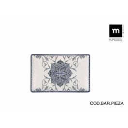 Bandeja Rectangular Rosetta 20x13 cm - Inde (24 Unidades) Precio: 57.79000051. SKU: B13QJX8YHW