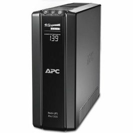 APC BR1500G-FR Inversor Back UPS Pro 1500VA / 865W con 6 tomas, Gigabit Ethernet, Pantalla LCD y protección.