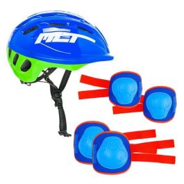 Casco mas protecciones rojo 2 a 10 años Precio: 21.58999975. SKU: B1DSM7J42D