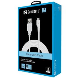 Sandberg MicroUSB Sync/Charge Cable 3m Sandberg MicroUSB Sync/Charge Cable 3m