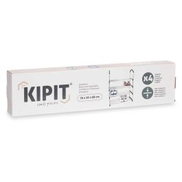 Zapatero Kipit 4 Alturas, 4 Barras, Estantes, Negro - 76x58x26 cm (6 Unidades) Zapatero Kipit 4 Alturas, 4 Barras, Estantes, Negro - 76x58x26 cm (6 Unidades)