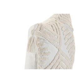 DKD Home Decor Cojín Urban de Poliéster Crudo 45 x 45 cm (2 Unidades) con Cremallera