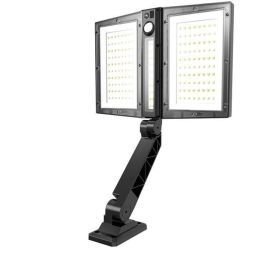 Foco solar - LUMISKY - CLIPPER BLACK - 37 cm - 2 cabezales negros - Detector de movimiento orientable - LED blanco Precio: 48.50000045. SKU: B1FZ7XL7N8