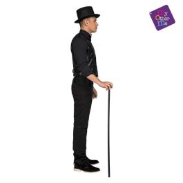 Disfraz chaleco showman negro talla m-l Disfraz chaleco showman negro talla m-l