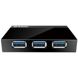 D-Link DUB-1340 Concentrador HUB USB 3.0 de 4 puertos SuperSpeed activo con fuente de alimentación, negro Precio: 47.49999958. SKU: S55100763