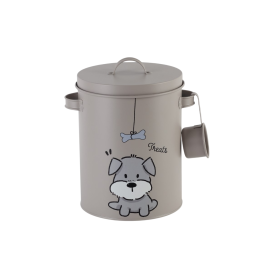 DKD Home Decor Bote de Metal para Comida de Perro Gris 18 x 25 x 22 cm (6 Unidades) Precio: 58.68999972. SKU: B14LA63JJL