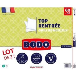 Dodo DOD3307419767348 Juego de 2 Almohadas Suaves Vuelta al Cole 60 x 60 cm