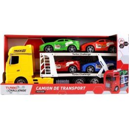 Camión de Transporte - TURBO CHALLENGE - Vehículos de Intervención - 1/24 - Vehículo de Fricción - Color Aleatorio Camión de Transporte - TURBO CHALLENGE - Vehículos de Intervención - 1/24 - Vehículo de Fricción - Color Aleatorio