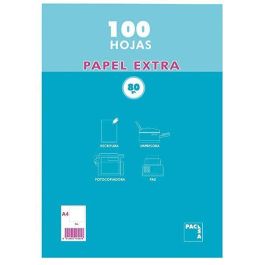 Pacsa Paquete Papel Extra A4 80gr Liso Blanco Sin Taladros Retractilado 100 Hojas Precio: 1.79000019. SKU: B1JLVTAMGR