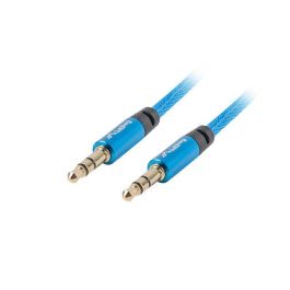 Lanberg CA-MJMJ-10CU-0030-BL Cable Minijack 3.5 mm Macho a Macho, 3m, Azul