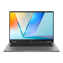 ASUS Vivobook 14 Flip OLED TP3407SA-QL064W - Portátil 14" WUXGA, Intel Core Ultra 7, 32GB RAM, 1TB SSD, Arc Graphics, Windows 11 Home, Gris