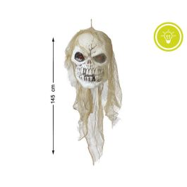 Esqueleto Colgante Con Luz 145 cm Cráneo Blanco y Capa de Gasa - Decoración Halloween Precio: 8.49999953. SKU: B1ENR85B3S