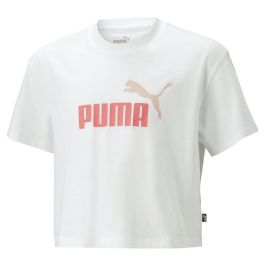 Camiseta de Manga Corta Infantil Puma 845346 52 Blanco